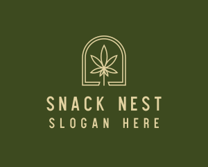 Marijuana Leaf Dispensary logo design