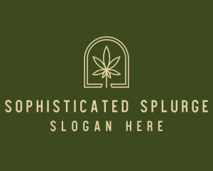 Marijuana Leaf Dispensary logo design