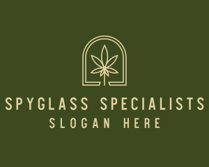 Marijuana Leaf Dispensary logo design