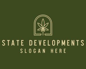 Marijuana Leaf Dispensary logo design