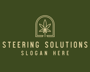 Marijuana Leaf Dispensary logo design