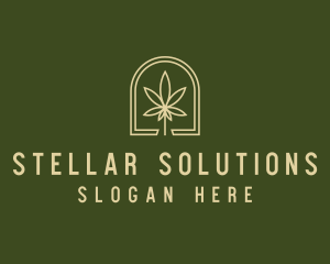 Marijuana Leaf Dispensary logo design