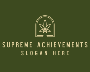 Marijuana Leaf Dispensary logo design