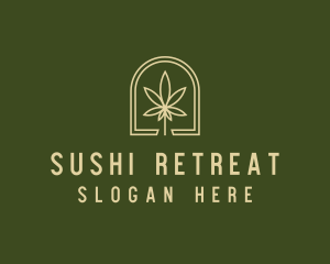 Marijuana Leaf Dispensary logo design