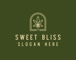 Marijuana Leaf Dispensary logo design