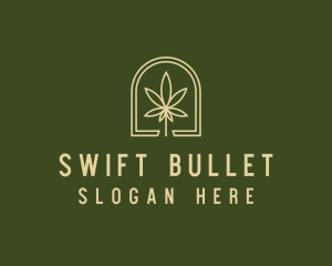 Marijuana Leaf Dispensary logo design