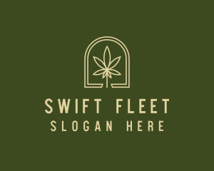 Marijuana Leaf Dispensary logo design