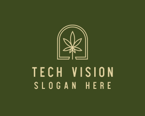 Marijuana Leaf Dispensary logo design