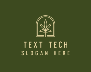 Marijuana Leaf Dispensary logo design