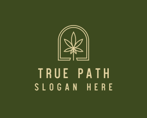 Marijuana Leaf Dispensary logo design