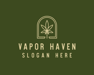 Marijuana Leaf Dispensary logo design