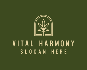 Marijuana Leaf Dispensary logo design