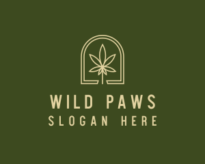 Marijuana Leaf Dispensary logo design