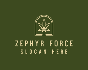 Marijuana Leaf Dispensary logo design