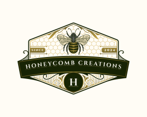 Organic Honeybee logo design