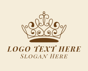 Crown - Pageant Queen Crown Jeweler logo design