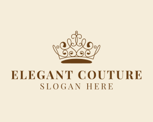 Pageant Queen Crown Jeweler logo design
