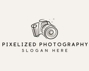 Camera Lens Photography logo design