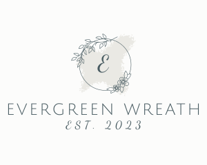 Watercolor Flower Leaf Cosmetics logo design