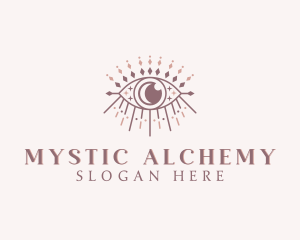 Mystical Tarot Eye logo design