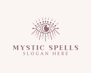 Mystical Tarot Eye logo design