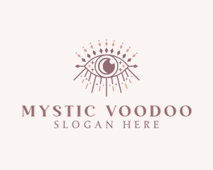 Mystical Tarot Eye logo design