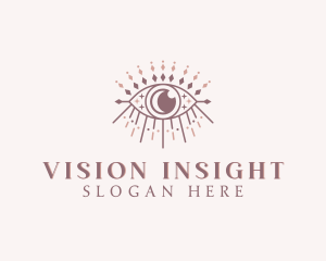 Mystical Tarot Eye logo design