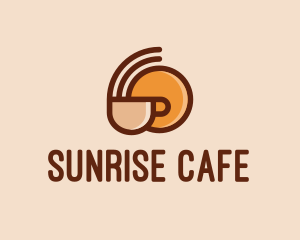 Sun Coffee Cafe  logo design