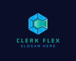 Hexagon Business Letter C   logo design