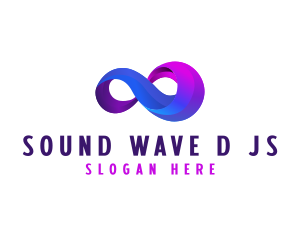 Gradient Infinity Loop logo design