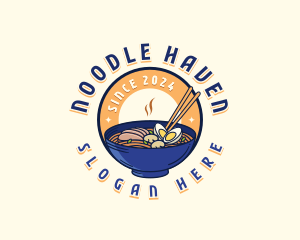 Ramen Noodle Soup logo design