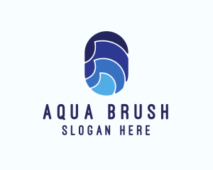 Ocean Waves Surf  logo design