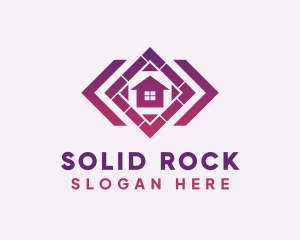 House Tile Flooring logo design