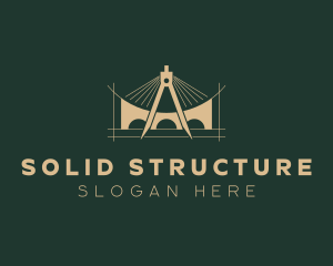 Bridge Compass Structure logo design