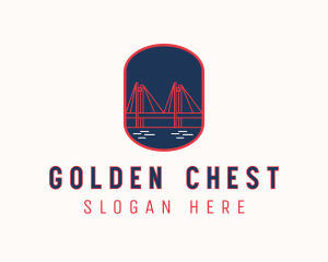 Industrial Bridge Structure logo design