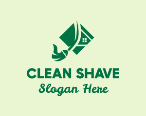 House Sweep Cleaning logo design