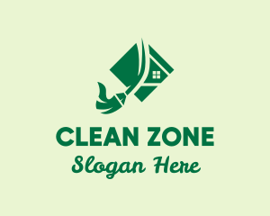 House Sweep Cleaning logo design