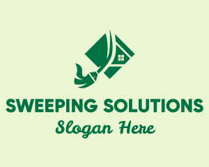 House Sweep Cleaning logo design