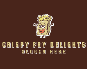 Happy French Fries logo design