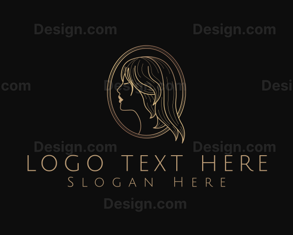 Feminine Gold Fashion Logo