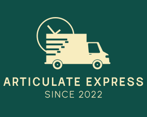 Express Delivery Truck logo design