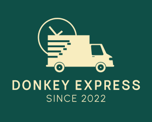 Express Delivery Truck logo design