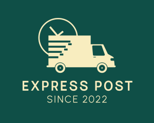 Express Delivery Truck logo design