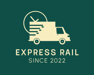 Express Delivery Truck logo design