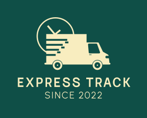 Express Delivery Truck logo design