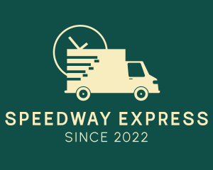 Express Delivery Truck logo design