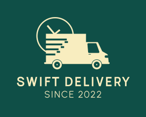 Express Delivery Truck logo design