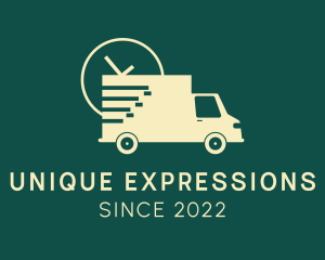 Express Delivery Truck logo design