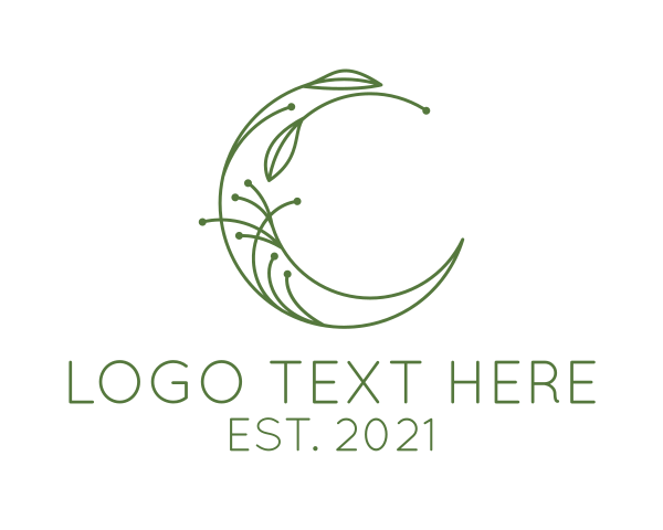 Vegetarian logo example 3