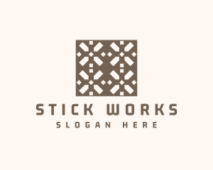 Tile Flooring Pattern logo design